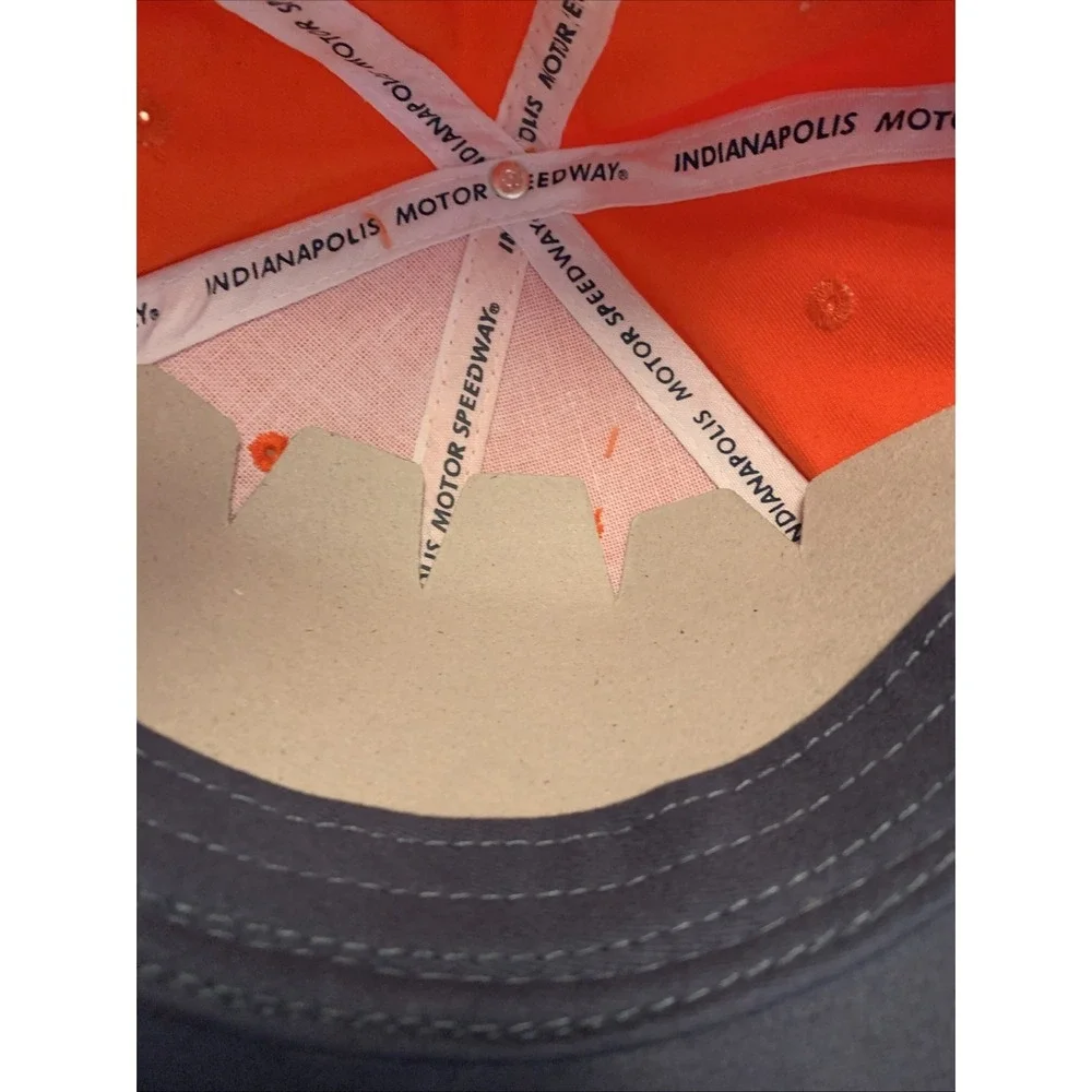 2008‎ Indianapolis 500 Event Splash Orange And White Hat 92nd Adjustable New